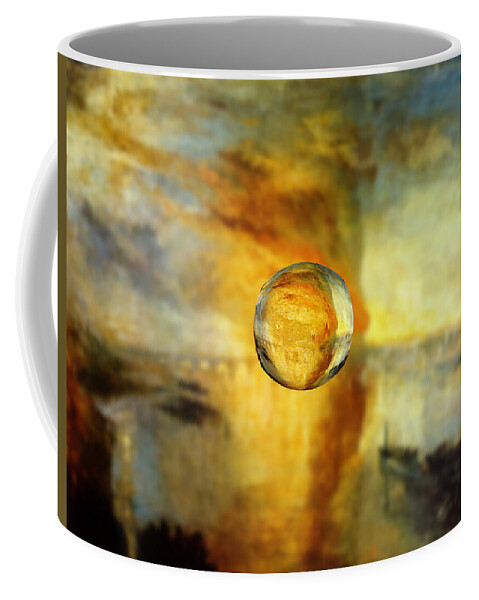 Post Modern Coffee Mug featuring the digital art Sphere 26 Turner by David Bridburg