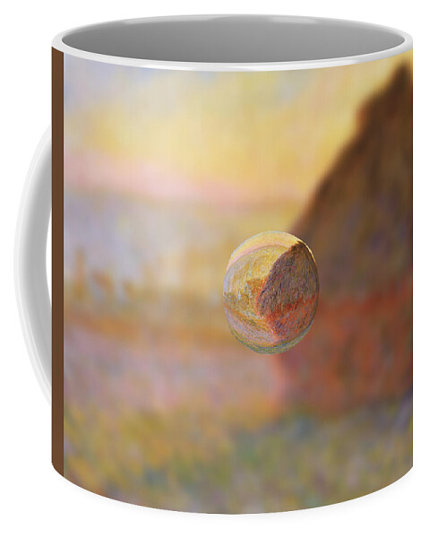 Post Modern Coffee Mug featuring the digital art Sphere 5 Monet by David Bridburg