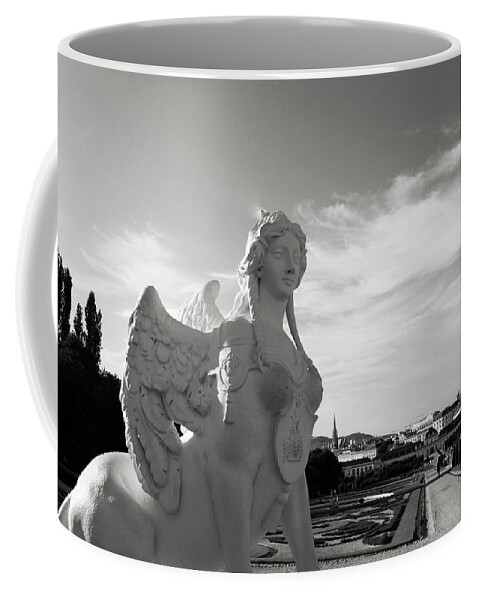 Angel Coffee Mug featuring the photograph Sphinx- by Linda Woods by Linda Woods