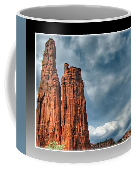 Spider Rock Coffee Mug featuring the photograph Spider Rock by Farol Tomson