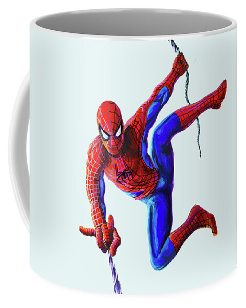 Spiderman Coffee Mug by Anthony Mwangi - Pixels Merch