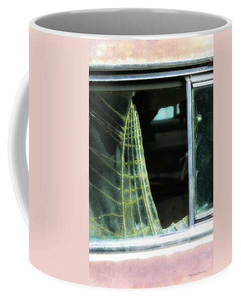 Ford Granada Coffee Mug featuring the photograph Broken glasses by Micah Offman