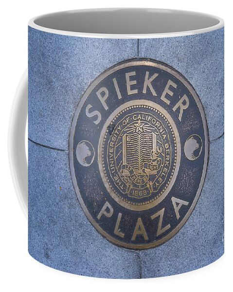Wingsdomain Coffee Mug featuring the photograph Spieker Plaza Monument at University of California Berkeley DSC6305 by San Francisco