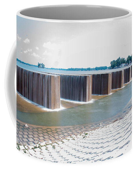  Coffee Mug featuring the photograph Spillway by Brian Jones