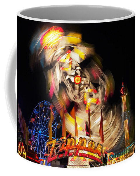Dorothy Lee Photography Coffee Mug featuring the photograph Spinning Zipper by Dorothy Lee
