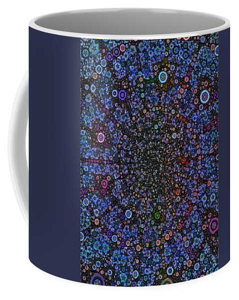 Stars Coffee Mug featuring the digital art Spiral Gallexy by Nick Heap