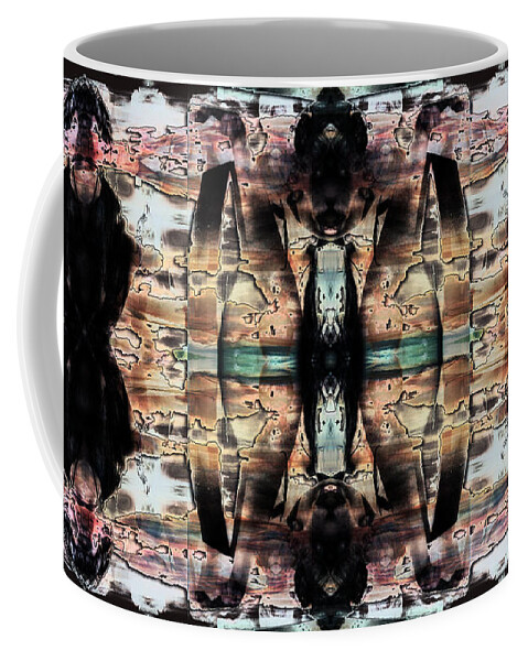 Asegia Coffee Mug featuring the digital art Spirits Rising 2 by SWMurphy