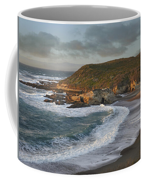 00443039 Coffee Mug featuring the photograph Spooners Cove Montano De Oro State Park by Tim Fitzharris