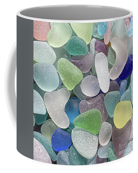 Beach Glass Coffee Mug featuring the photograph Spring Beach Glass Collection III by Barbara McMahon
