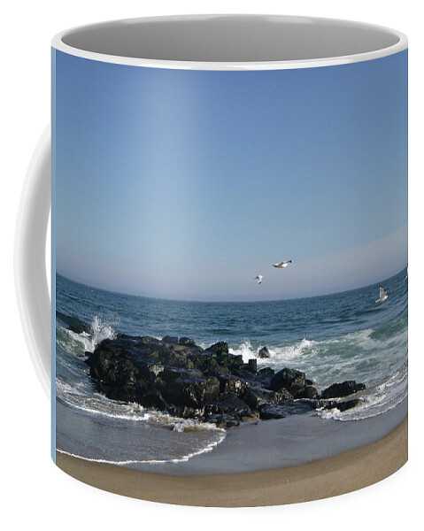 Spring Sea Coffee Mug featuring the photograph Spring Color by Ellen Paull