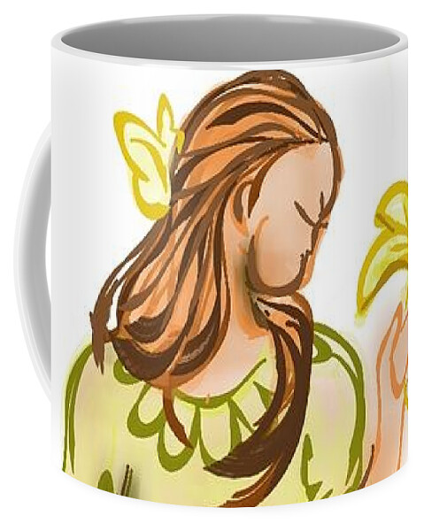 Flowers Coffee Mug featuring the digital art Spring by Demitrius Motion Bullock