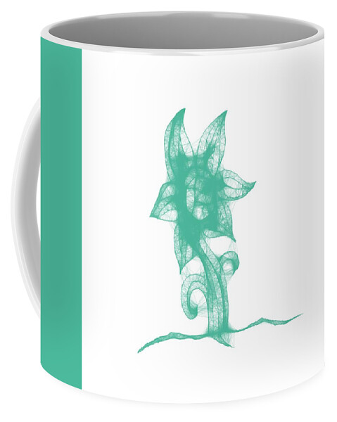Flower Coffee Mug featuring the painting Spring Flower 3 by Celestial Images
