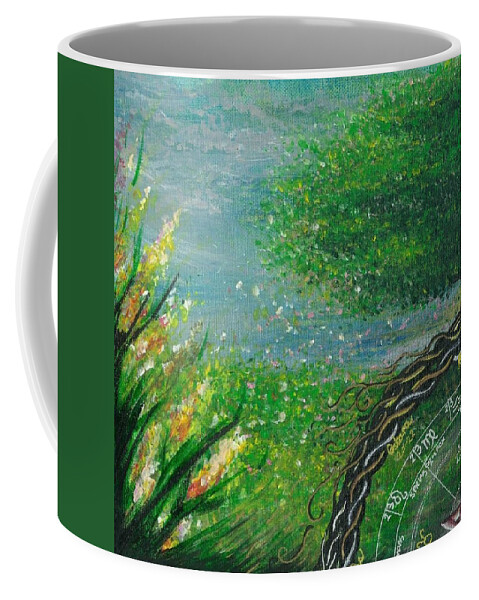 Spring Coffee Mug featuring the painting Spring Four Seasons quadriptych, 1 of 4 by Stacey Austin