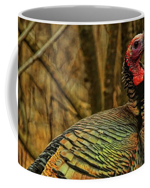 Wild Turkey Coffee Mug featuring the photograph Spring Longbeard by Dale Kauzlaric