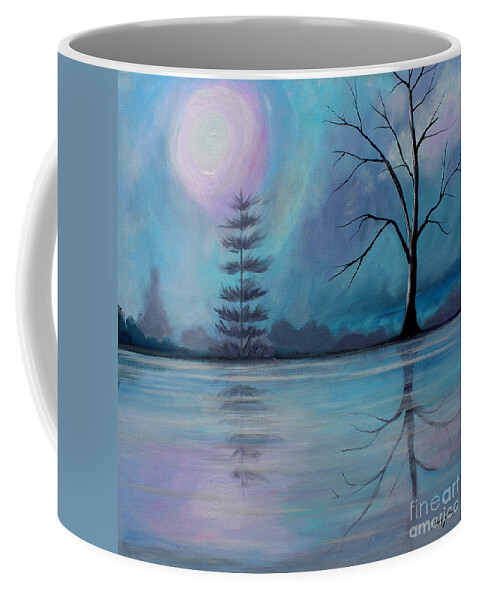Spring Coffee Mug featuring the painting Spring Morning by Stacey Zimmerman