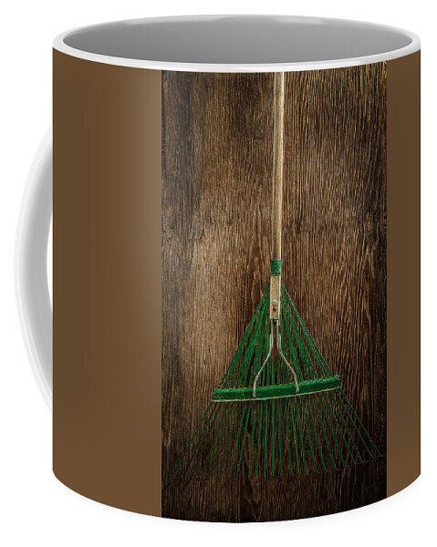 Industrial Coffee Mug featuring the photograph Tools On Wood 10 by Yo Pedro