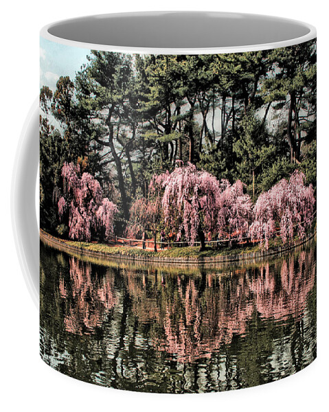 Landscape Coffee Mug featuring the photograph Spring Reflections by Onedayoneimage Photography