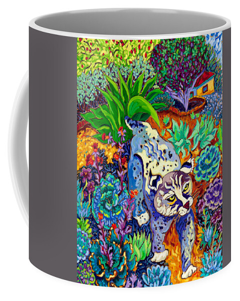 Succulents Coffee Mug featuring the painting Spring Stride by Cathy Carey