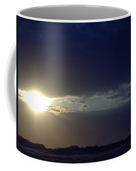 Beach Coffee Mug featuring the photograph Spring Sunset by Newwwman