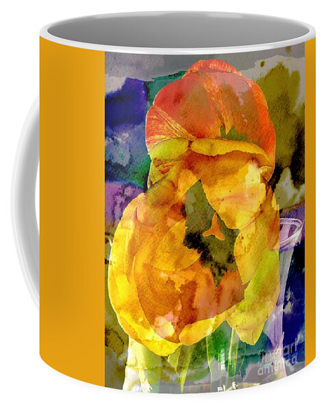 Spring Coffee Mug featuring the mixed media Spring XX by Charles Muhle