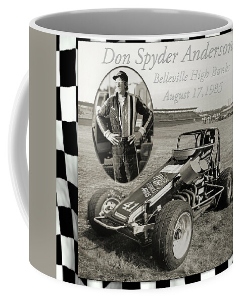 Racing Coffee Mug featuring the photograph Spyder by John Anderson