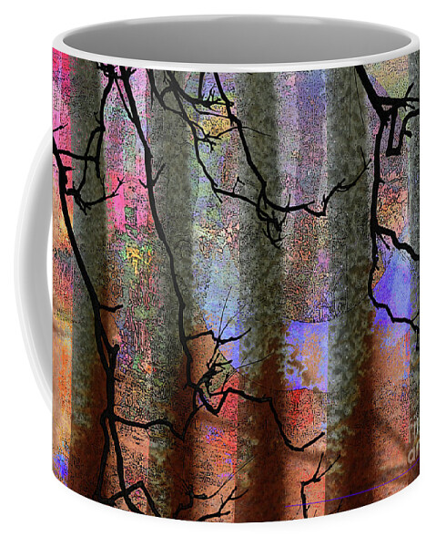 Abstract Coffee Mug featuring the photograph Squiggles and lines by Robert Ball