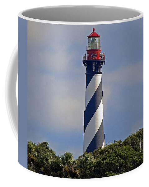 Lighthouse Coffee Mug featuring the photograph St. Augustine Lighthouse by Kenneth Albin