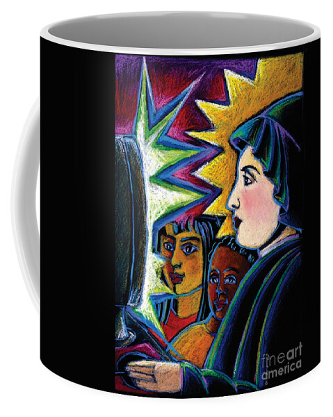 St. Elizabeth Seton Coffee Mug featuring the painting St. Elizabeth Seton - MMESE by Br Mickey McGrath OSFS