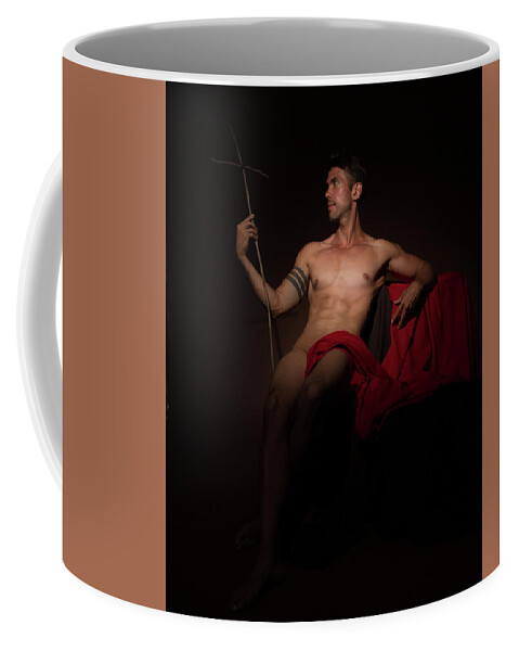 Saint Coffee Mug featuring the photograph St. John the Baptist Reclining 2 by Rick Saint