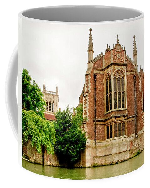 Cambridge Coffee Mug featuring the photograph St Johns College from the Backs. by Elena Perelman