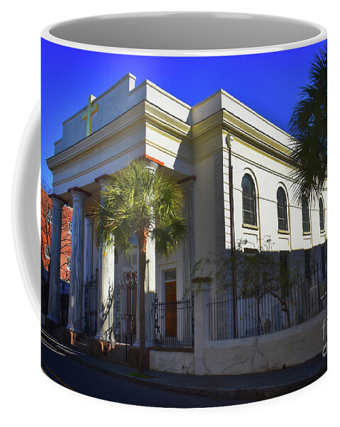Scenic Tours Coffee Mug featuring the photograph St. Marys Roman Catholic, Charleston by Skip Willits