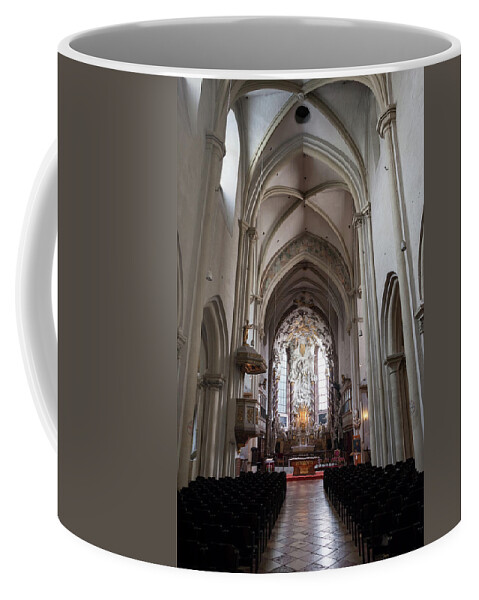 Michael Coffee Mug featuring the photograph St. Michael Church Interior in Vienna by Artur Bogacki