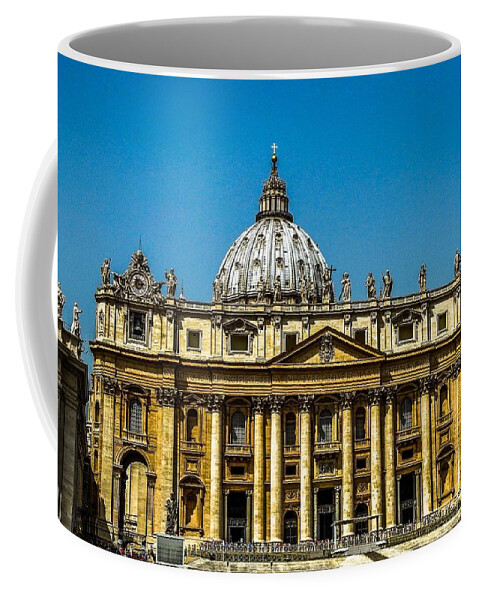 Italy Coffee Mug featuring the photograph St. Peter's Basilica by Marilyn Burton