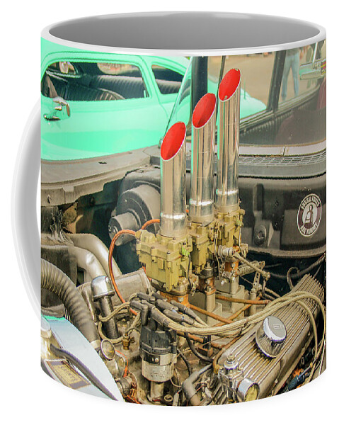 Ratrod Coffee Mug featuring the photograph Stacks by Darrell Foster
