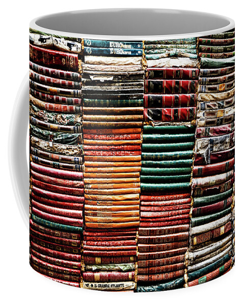 Book Coffee Mug featuring the photograph Stacks of Books by M G Whittingham