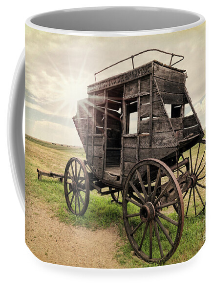 South Dakota Coffee Mug featuring the photograph Stagecoach Days by Sharon Seaward
