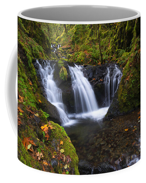 Gorton Creek Coffee Mug featuring the photograph Staircase of Water by Michael Dawson