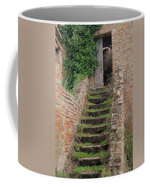 Europe Coffee Mug featuring the photograph Stairway Less Traveled by Jim Benest