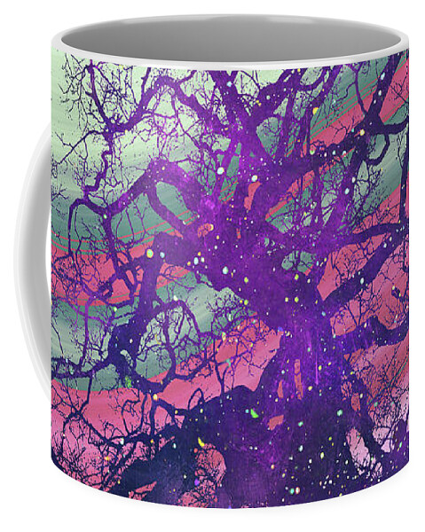 Tree Coffee Mug featuring the digital art Star Baum by Shawna Rowe