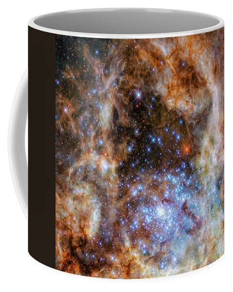Cosmos Coffee Mug featuring the photograph Star Cluster R136 by Marco Oliveira