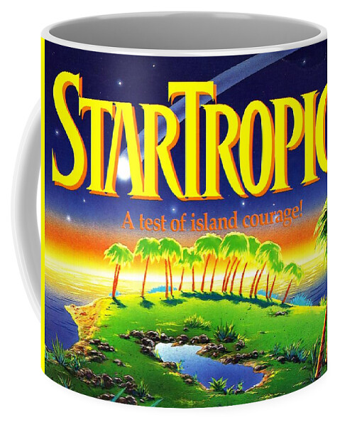 Star Tropics Coffee Mug featuring the digital art Star Tropics by Maye Loeser
