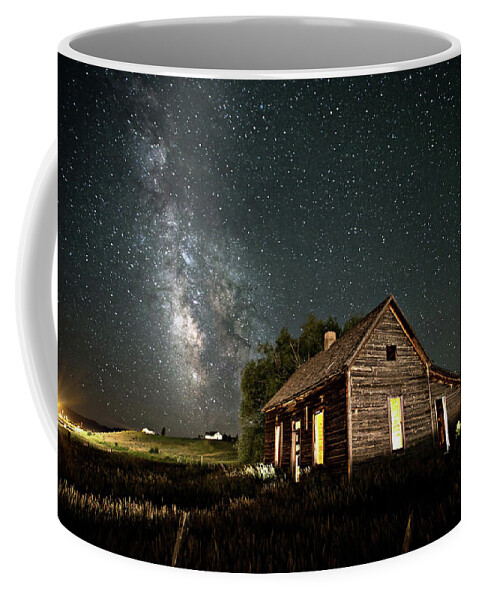 Star Valley Coffee Mug featuring the photograph Star Valley Cabin by Wesley Aston
