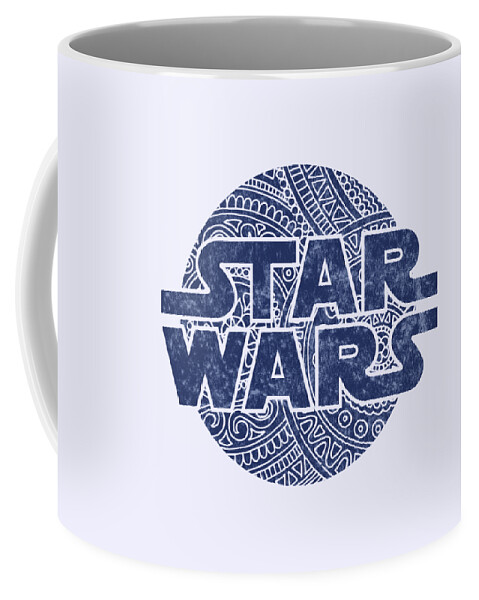 Star Wars Art - Logo - Blue Coffee Mug by Studio Grafiikka - Pixels