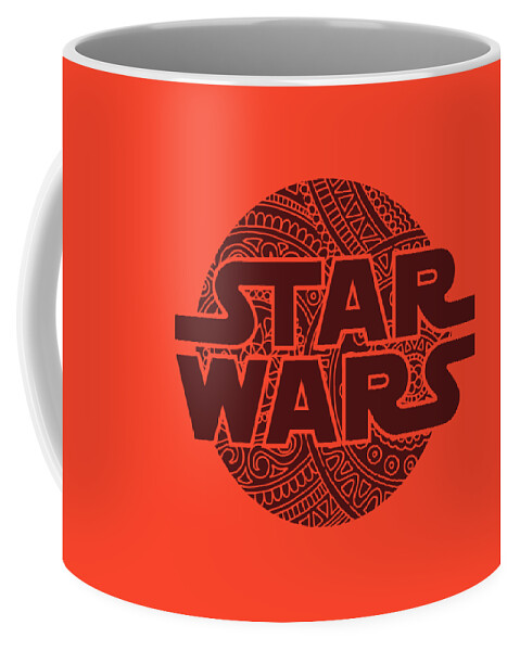 Star Wars Art - Logo - Red 02 Coffee Mug by Studio Grafiikka - Pixels