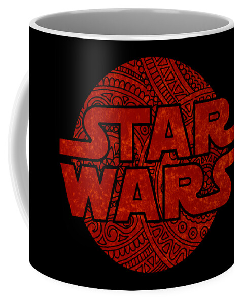 Star Wars Art - Logo - Red Coffee Mug by Studio Grafiikka - Pixels