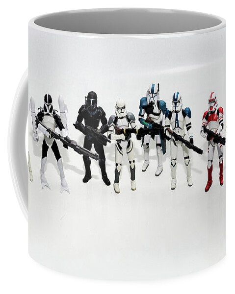 Lego Star Wars Imperial AT-ST and Stormtroopers Coffee Mug by Toro