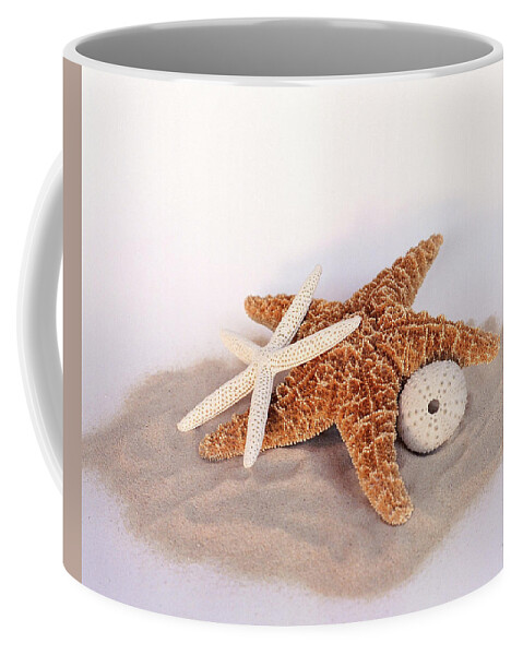 Starfish Coffee Mug featuring the photograph Starfish Still Life by Terri Harper