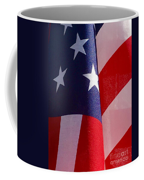 Stars And Stripes Coffee Mug featuring the photograph Stars And Stripes by Susan Garren