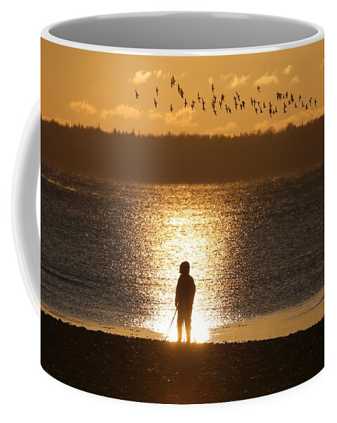 Sunrise Coffee Mug featuring the photograph Start of a New Day 1 by John Meader
