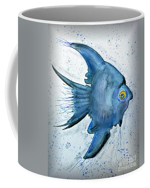 Fish Coffee Mug featuring the photograph Startled Fish by Walt Foegelle